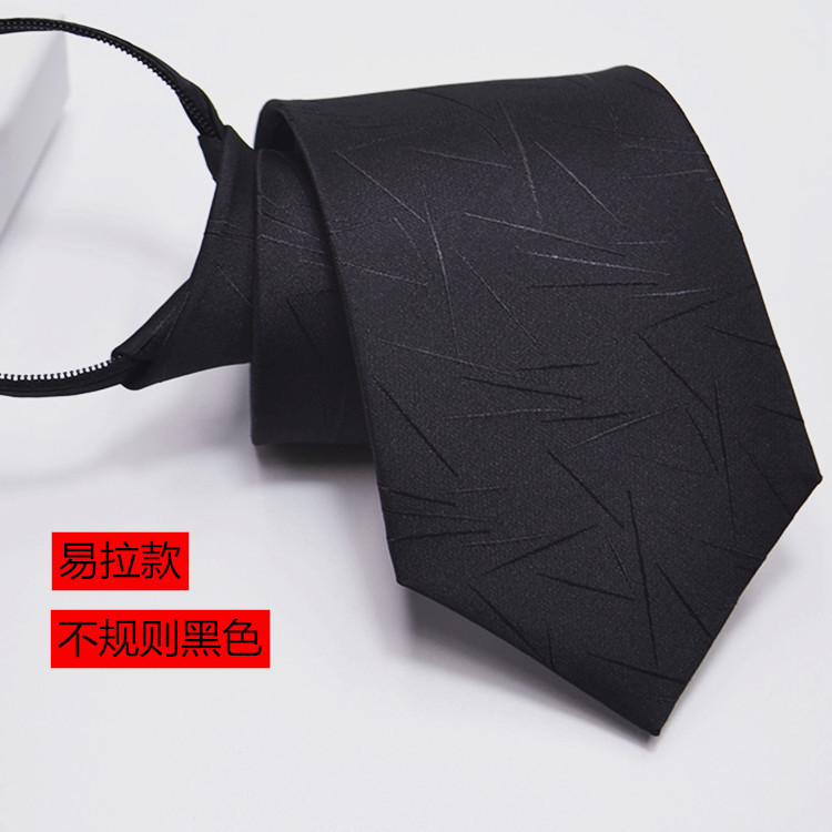 Picture of Men's Easy-To-Pull Casual Zipper Tie New Korean Style Professional Formal Wear Convenient Lazy Tie Ready for Sale
