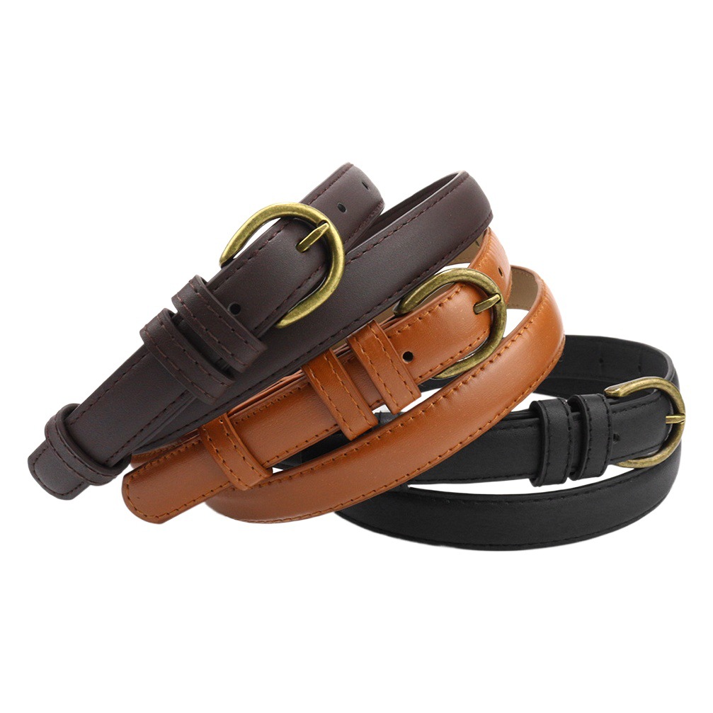Little Red Book Fashion Belt Women's Decorative Joker Student Casual Jeans with Internet Red Same Style Women's Belt Wholesale