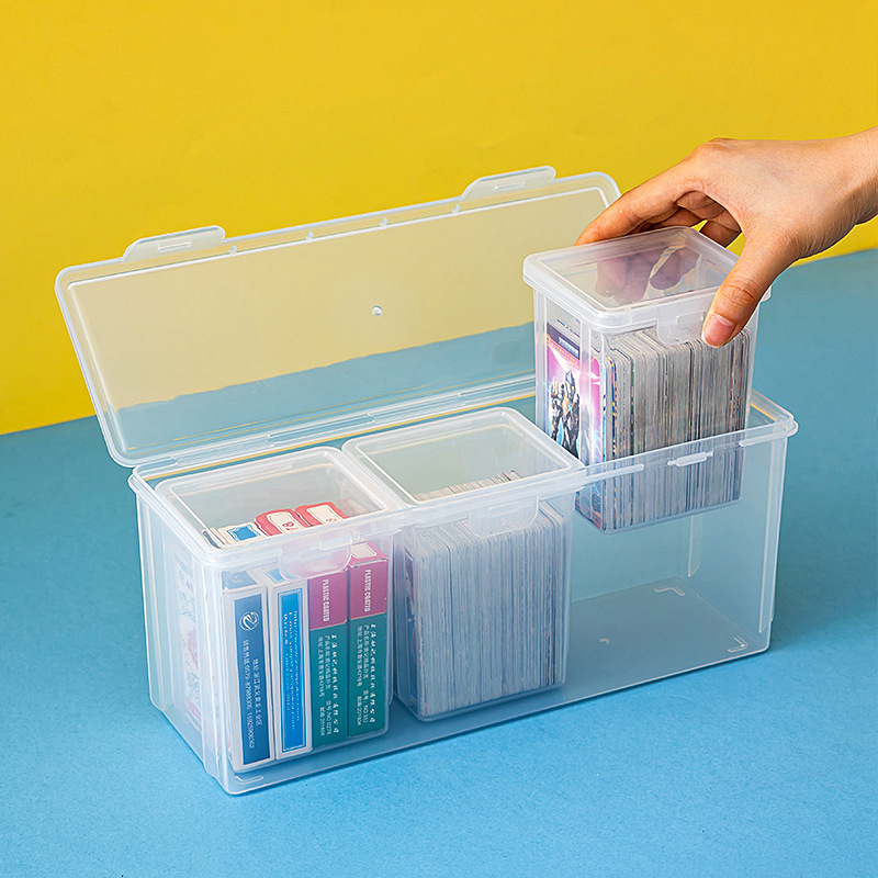 Small card storage box flip Yaklibao yakli Altman card pony card split card box large capacity