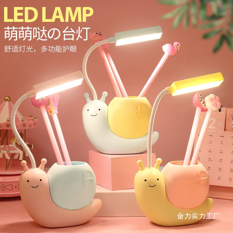 Spot USB charging eye protection study desk lamp student dormitory reading night light graduation activity small gift wholesale