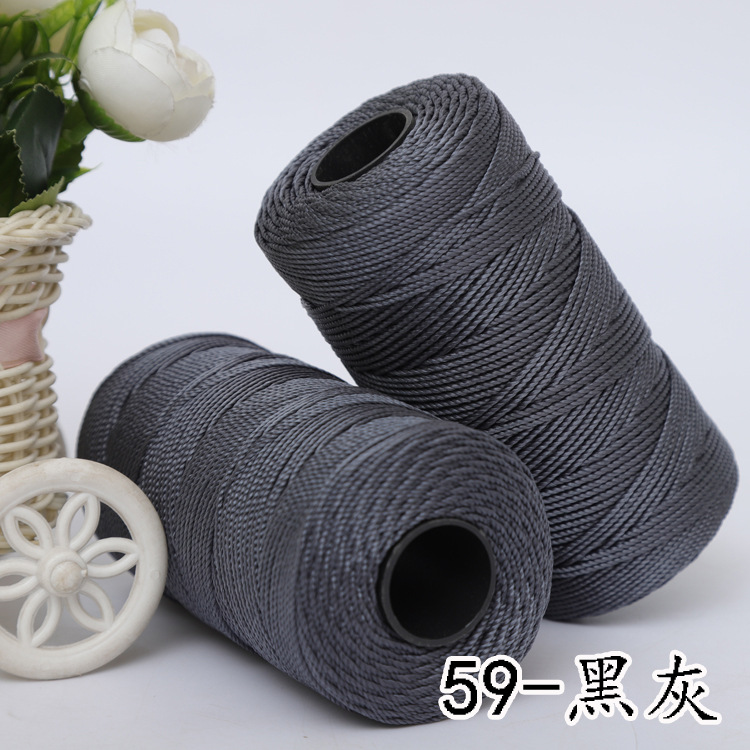 Picture of Three strands of nylon thread twine hook wire knitting hook hat shoes line car seat ice silk wool manufacturers wholesale