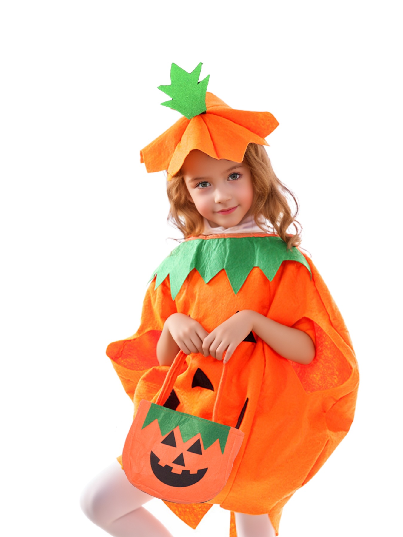 Cross Border Hot Sale Halloween Kids Costume Cosplay Pumpkin Costume Adult Holiday Dress Up Pumpkin Bag