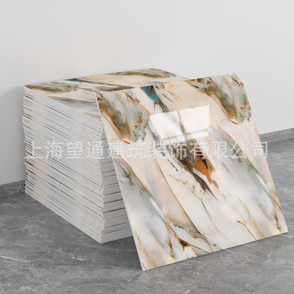 Picture of Cross-border factory 30X30cm for imitation tile stickers wall stickers self-adhesive wall decoration kitchen waterproof wallpaper