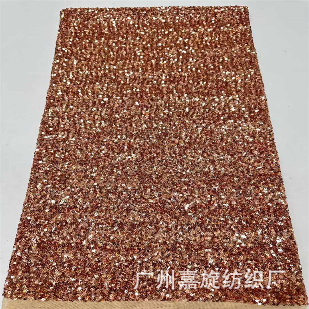 New Encryption 3mm Sequin Bubble Embroidered Fabric Children's Evening Dress dress Stamper sequins Lace