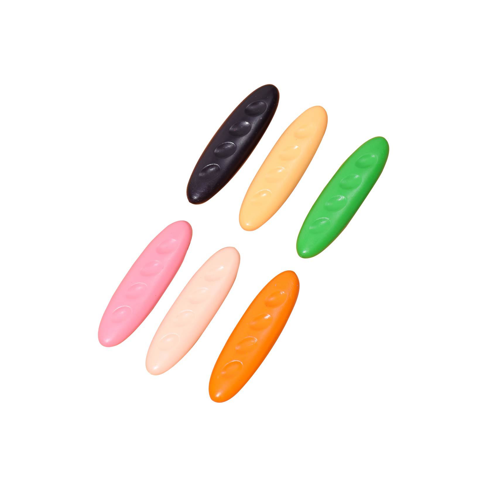 Picture of Children's plastic hole crayons to correct grip painting graffiti easy to color washable non-dirty hand crayons