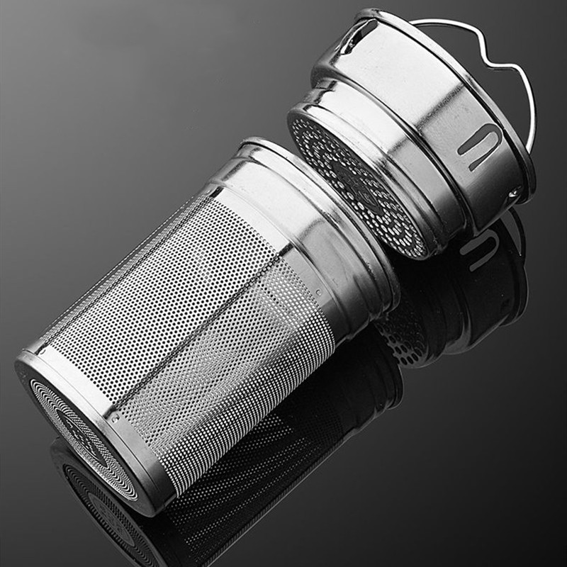 Picture of 304 stainless steel tea filter tea drain tea partition accessories glass thermos cup tea separation bin filter cup tea net