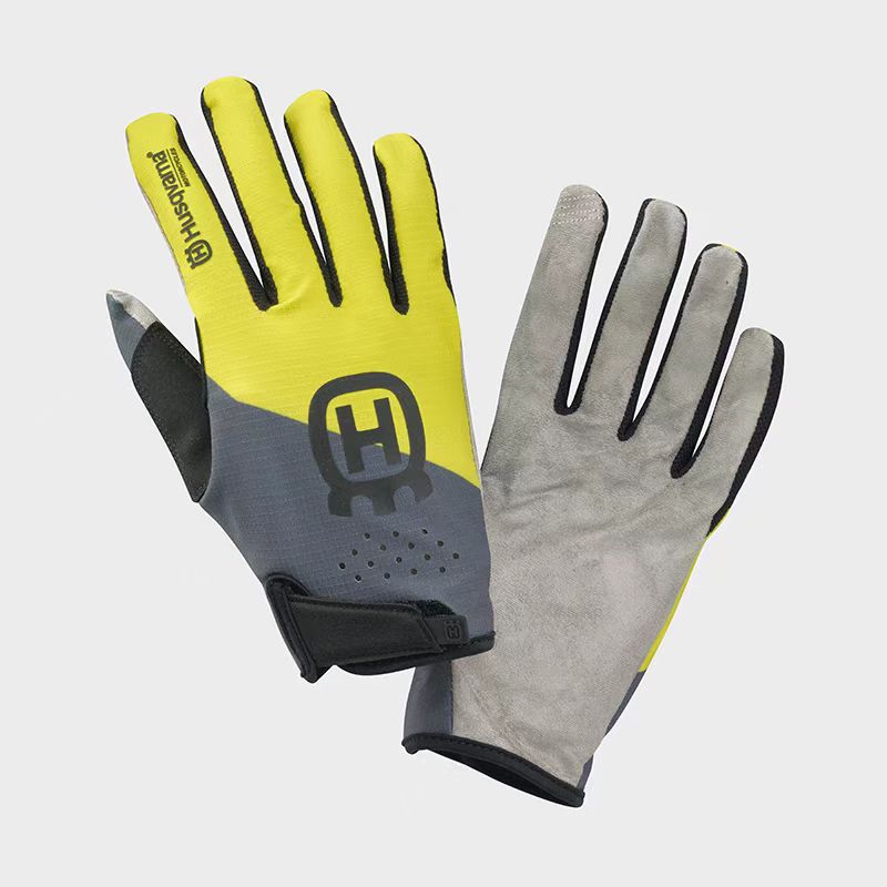 Hus 25 New 2 Color Personalized Off-Road Motorcycle Men's and Women's Touch Screen Small Wheel Riding Four Seasons Long Finger Gloves