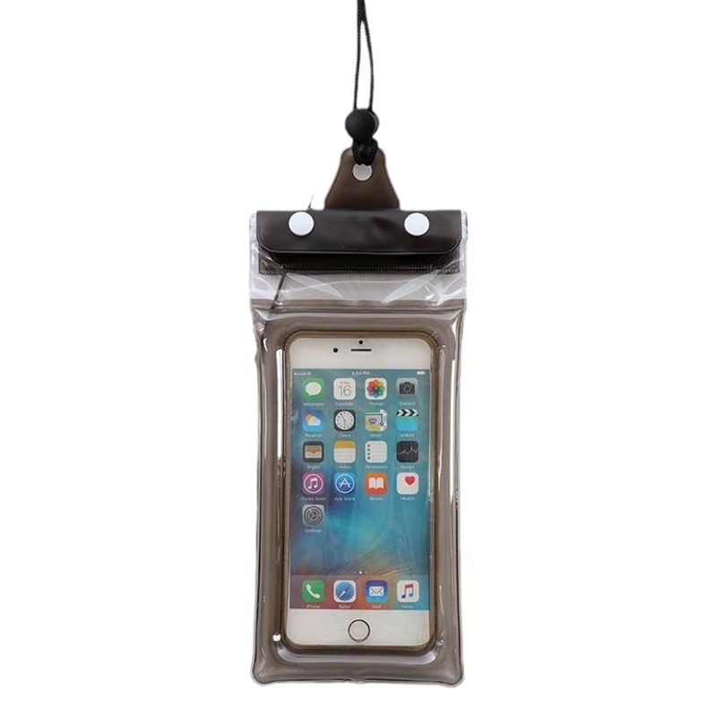 Three-fold airbag sealed bag protective cover drifting neck swimming touch screen diving mobile phone waterproof bag universal wholesale