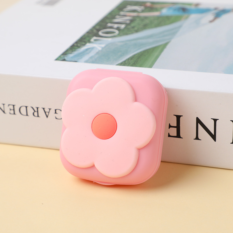 Picture of Creative cute girl Heart star moon box glasses case cartoon contact lens myopia couple box beauty contact double box