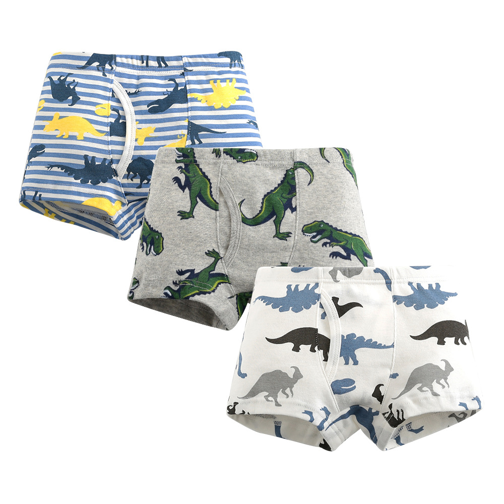 Picture of European and American boys boxer pants threaded cotton children's underwear boys boxer pants baby children's shorts wholesale