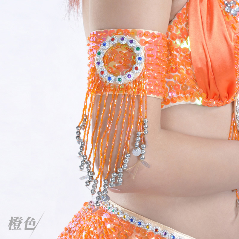 Picture of 823# bracelet belly dance jewelry performance suit jewelry handmade beaded tassel bracelet factory outlet