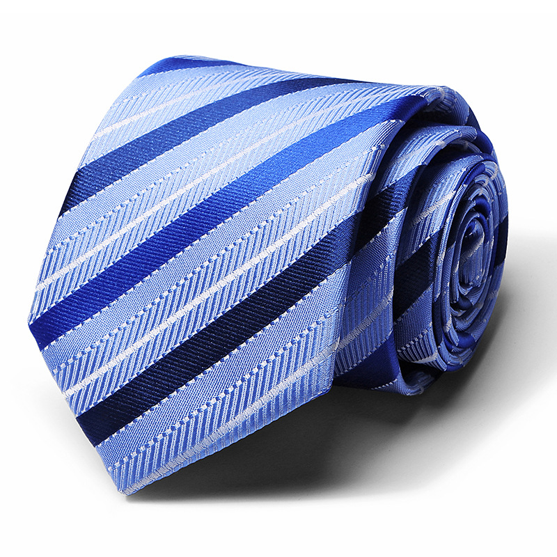 Picture of Tie spot tie polyester silk tie manufacturer 8cm business men's formal wear wedding studio tie