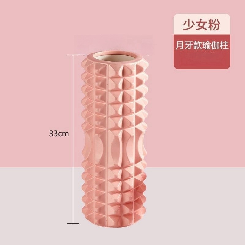 Picture of Factory sales hollow yoga column Mace EVA foam shaft muscle relaxer fitness massage stick roller barrel