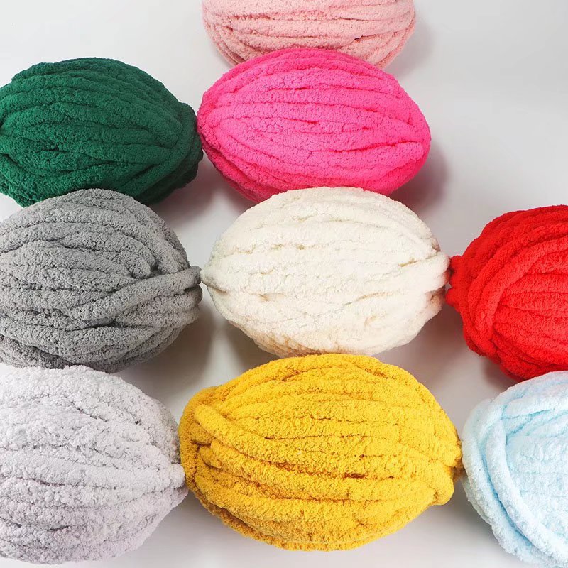Picture of Ins Thick Ice Line Single 2CM Large Thick Blanket Line Chenille diy Mat Animal Nest Line Thick Wool Line