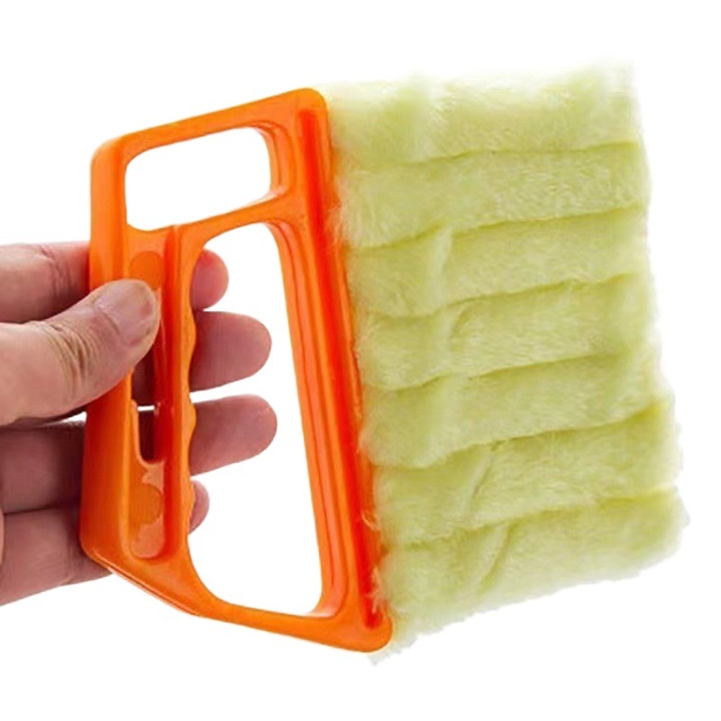 Air Conditioner Louver Cleaning Brush Detachable Cleaning Clip Door Partition Air Conditioner Gap Brush Air Outlet Plush Brush Factory