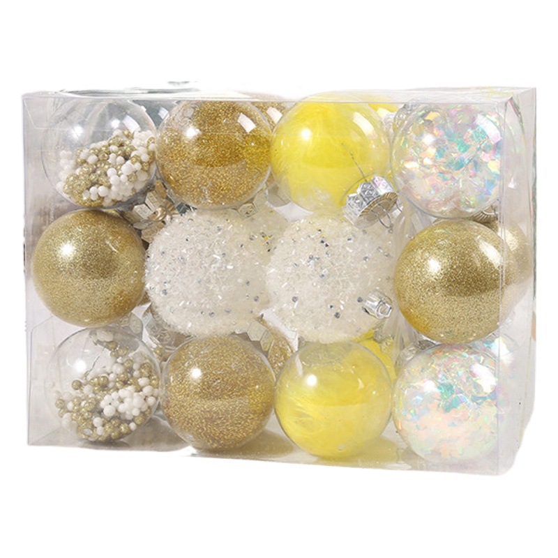 New creative exquisite gift ball manufacturers wholesale Christmas tree decoration pendant Christmas field layout Christmas ball