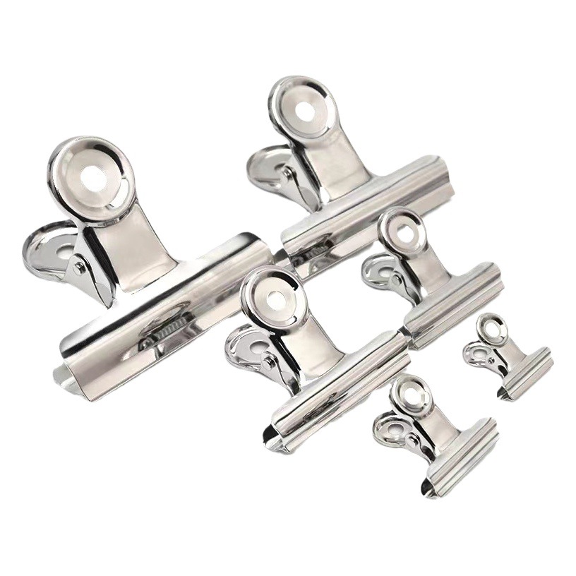Ticket Clip Book Clip Stainless Steel Clip Test Paper File Iron Clip One Yuan Store Source No.5 Round Head Clip