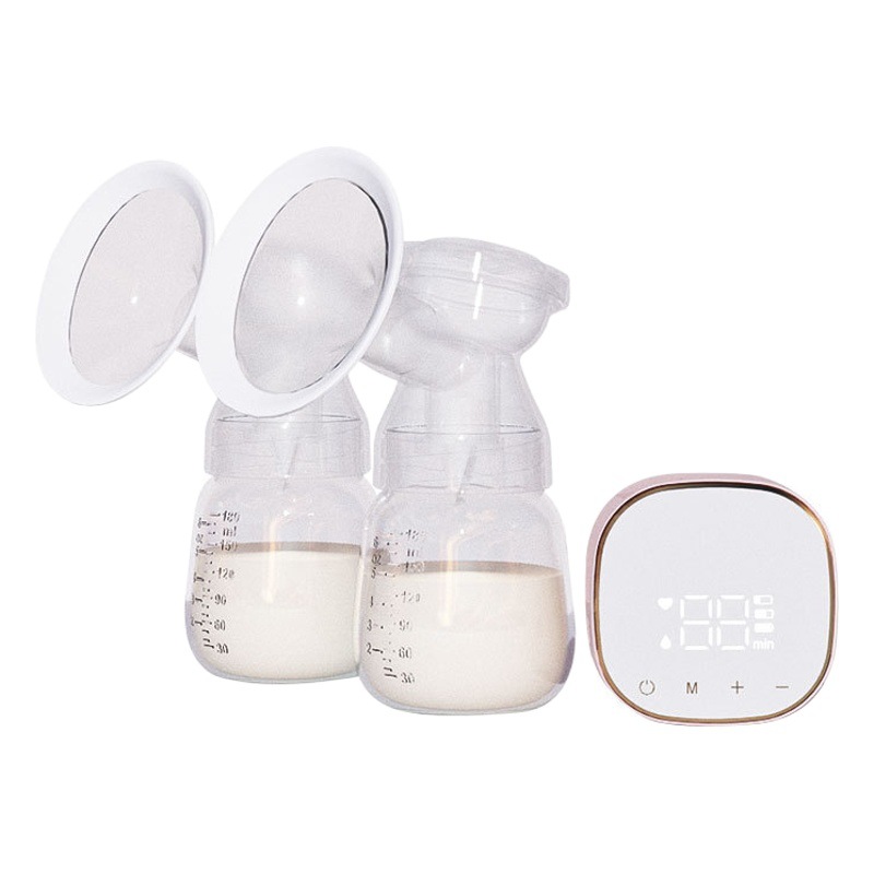 Zhibao electric bilateral breast pump automatic massage silent breast pump LCD touch screen large suction breast pump