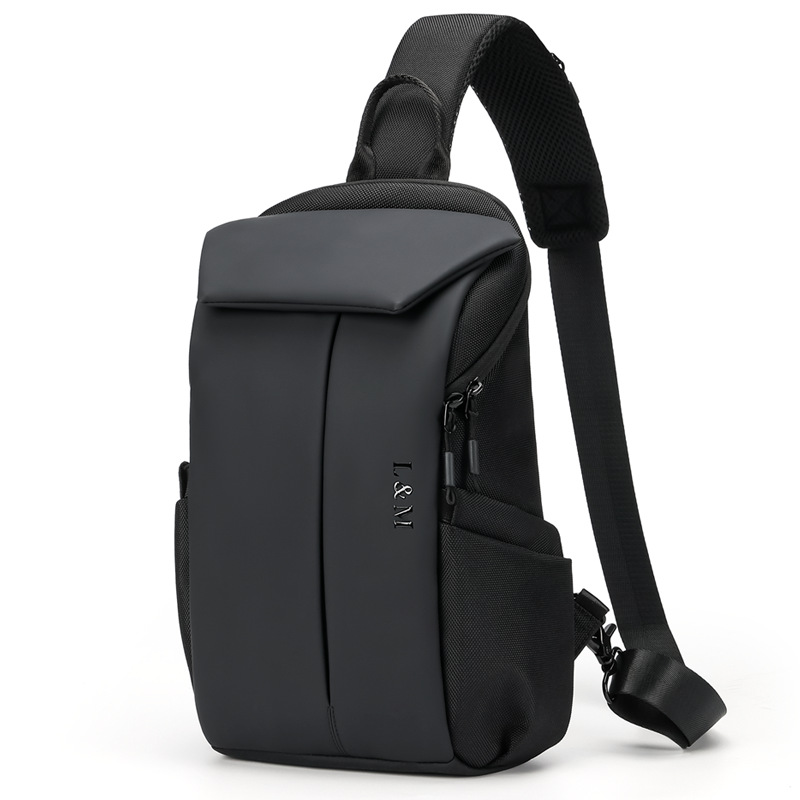 Men's Crossbody Bag, Casual, Fashionable and Versatile Messenger Bag, Waterproof Chest Bag, Crossbody Bag, Motorcycle Bag, Cycling Bag, Crossbody Bag