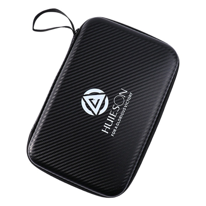 Huisheng portable hard table tennis racket bag package storage bag compartment EVA carbon fiber hard printable