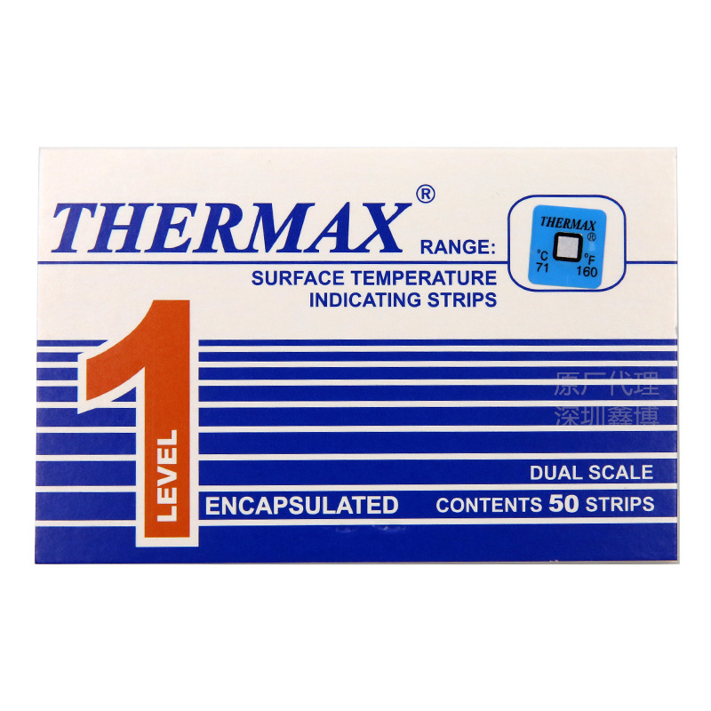 THERMAX single temperature measuring paper temperature test sticker temperature sensing label temperature label temperature indicating paper temperature test strip 71