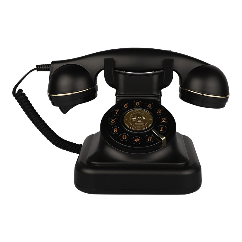 Retro Telephone European and American Telephone Antique Telephone Cross-border E-commerce Foreign Trade Household Fixed Cable Landline