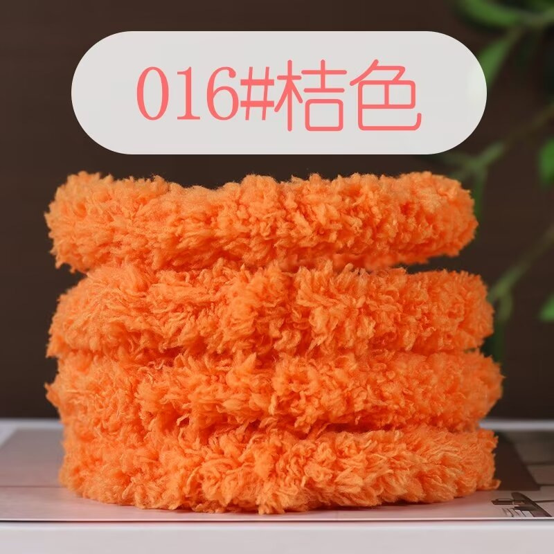 Picture of 15mm coral fleece twist bar super thick super dense handmade diy material bag puppy cat rabbit wool top