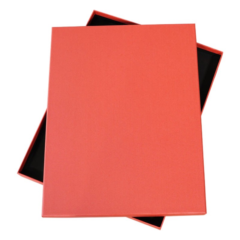 High-grade A4 photo frame gift box special paper empty box can be printed logo cover red white blue brown gift box