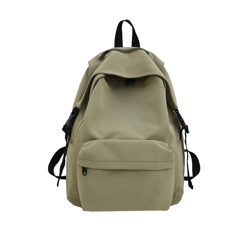 Picture of Japanese Style Solid Color Fashionable Nylon Backpack Women's Schoolbag Women's Korean Style Senior high school Lightweight Backpack Women's College Student Backpack