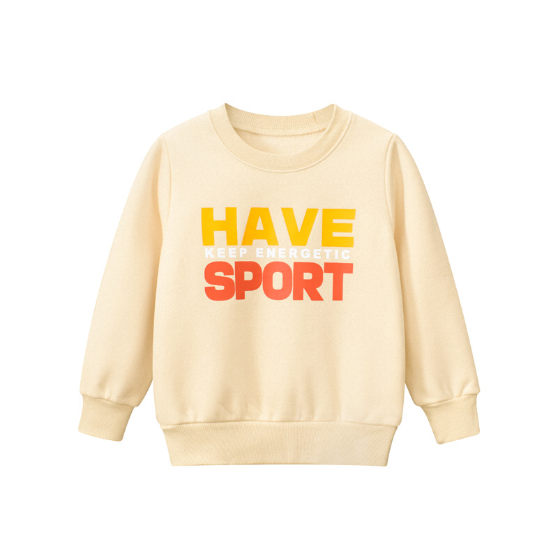 Picture of 27Kids Brand Kidsren's Clothing Boys' Sweatshirts Fleece-Lined Spring 2024 New Kidsren's Guard Baby Clothes One Piece Drop Shipping