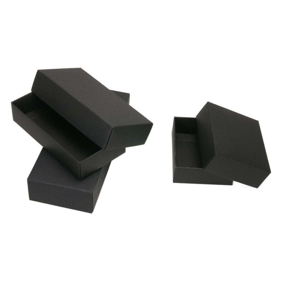 Packaging carton solid color moon cake gift box spot black card carton printing gift box wholesale color box Special
