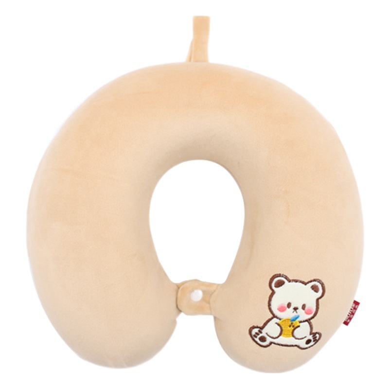 Cartoon memory cotton U-shaped pillow leisure house travel office neck pillow slow rebound aircraft travel neck pillow wholesale