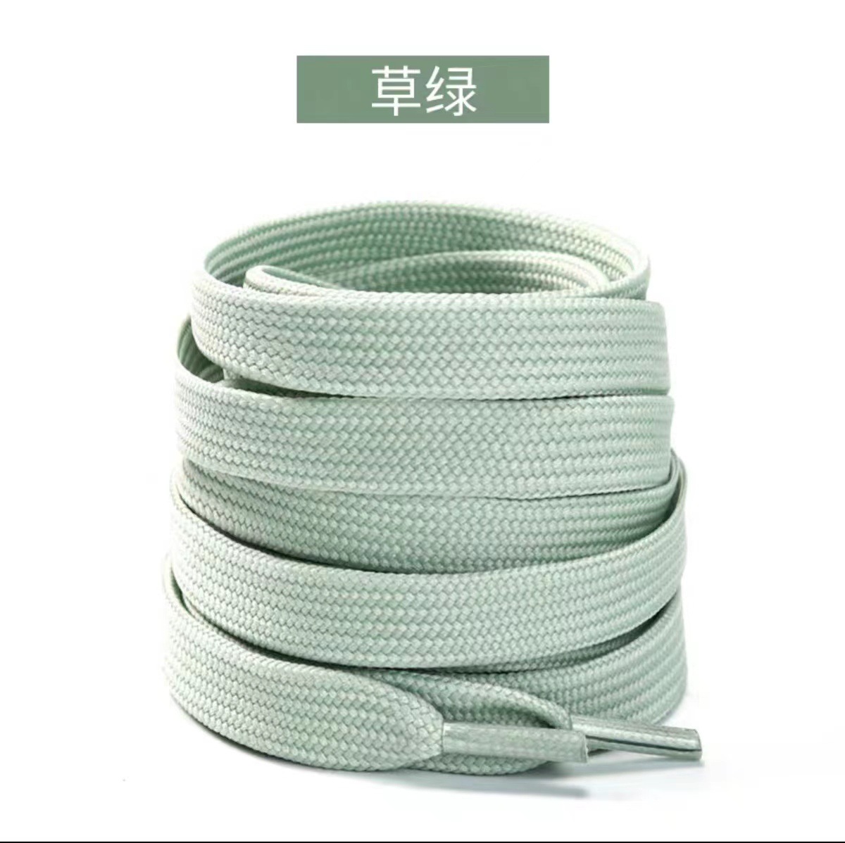 Picture of Shoelaces White Shoes Casual Shoelaces Flat Thickeneded Double Layer Fine Grain Shoelaces Ins Trendy White Pink Shoelaces Wholesale