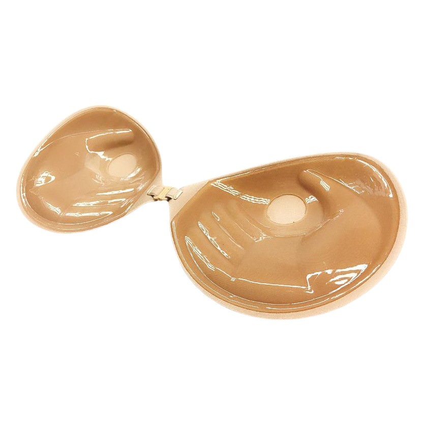 in stock Strap Tube Top Wedding Dress Small Chest Top Push Up Invisible Bra Breast Sticker Front Buckle Bionic Palm Silicone Chest Sticker