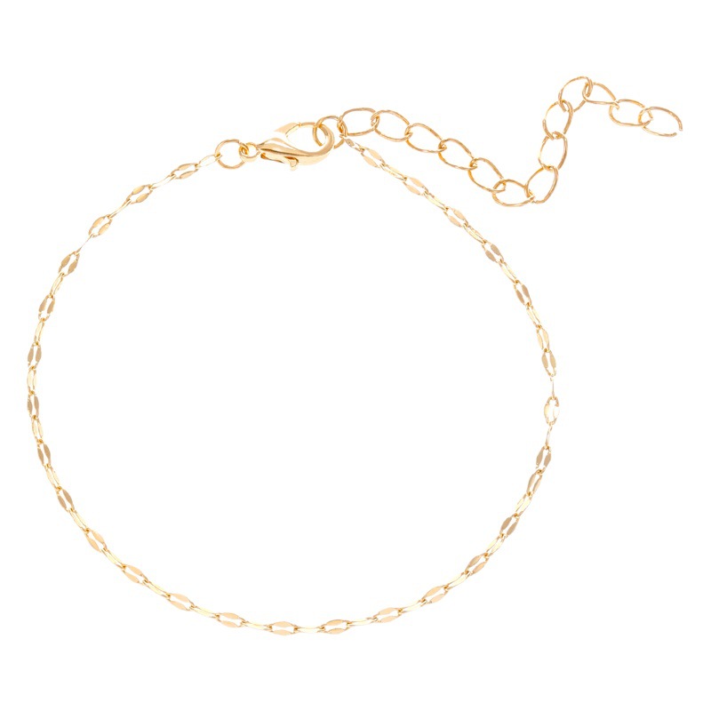 European and American Ins Style New Foot Accessories Summer Simple Multi-Layer Chain Anklet Anklet Cross-Border Beach Foot Accessories Wholesale