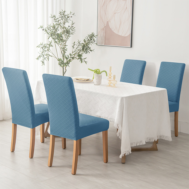 Thickened extra large chair cover modern minimalist home Restaurant Restaurant Hotel Universal elastic universal dining table chair cover
