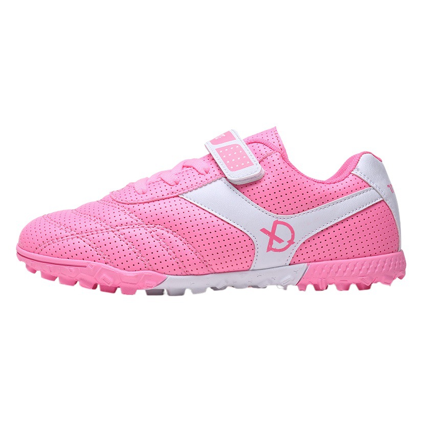 Children's football shoes boys broken nails TF Primary School students low-top Velcro boys and girls middle and large children's football training shoes