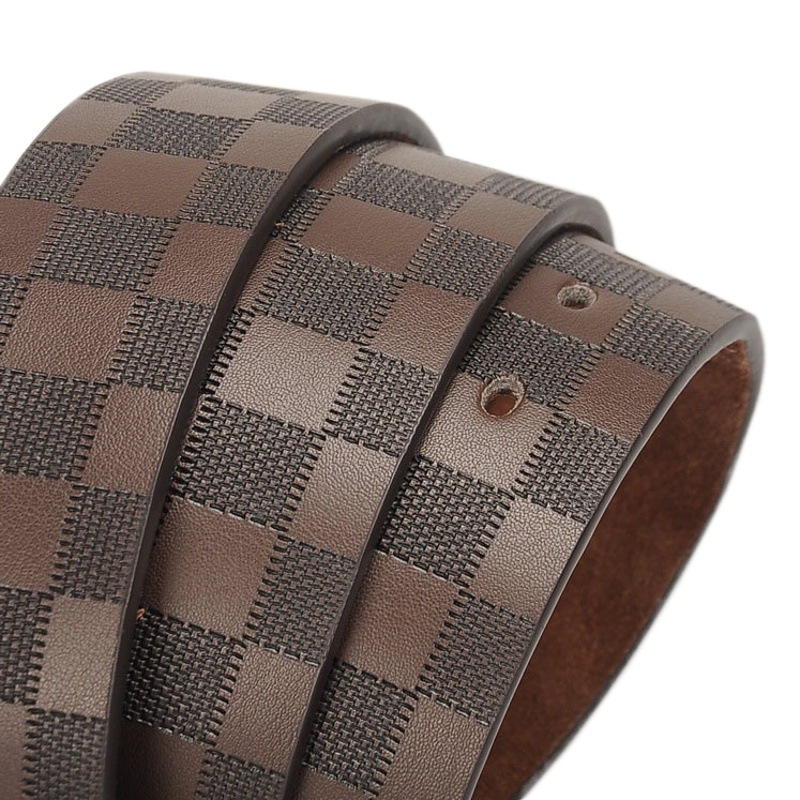 Manufacturers men's leather belt classic business pin buckle soft cowhide belt pants belt men's leather belt belt wholesale