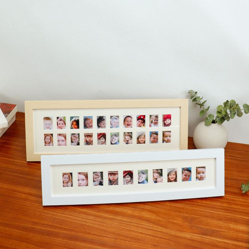 Wholesale photo frame baby to commemorate children's one-inch registration photo frame children's identification photo school time growth record