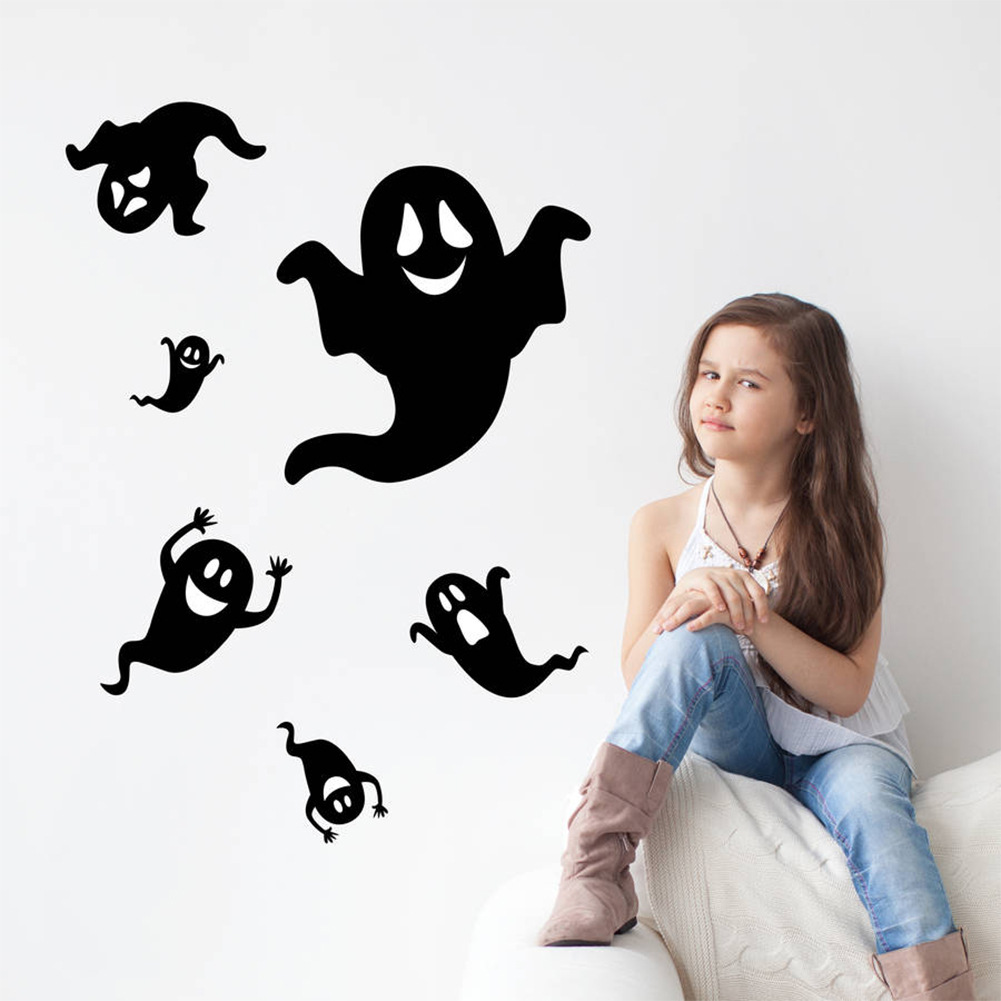 KST-1 foreign trade hot new Halloween imp creative carved living room bedroom children's room wall stickers wholesale
