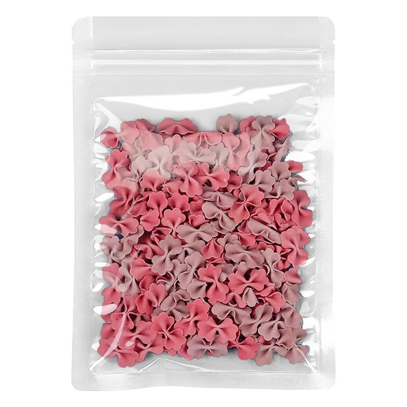 Food Scented Tea Frosted Ziplock Bag Thickeneded Small Snack Packaging Bag Transparent Tasting Plastic Sealed Mouth Packaging Bag