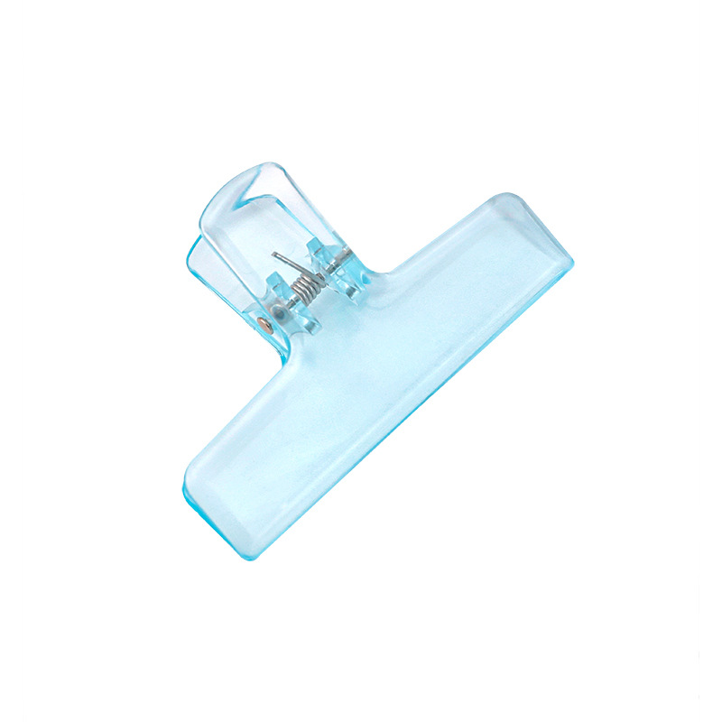 Picture of Creative Transparent Jelly Long Tail Clip Student Acrylic Clip Test Paper Storage Clip High-Value Ice Transparent Folder