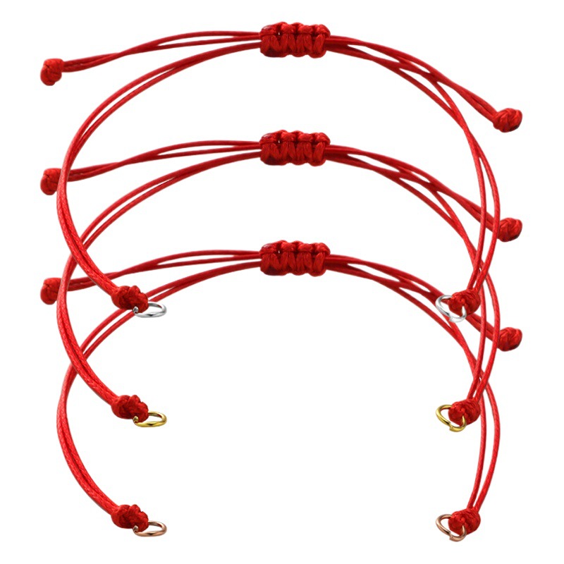 South Korea wax thread 0.8mm thin DIY pure hand woven wax rope bracelet jewelry accessories material adjustable hand rope