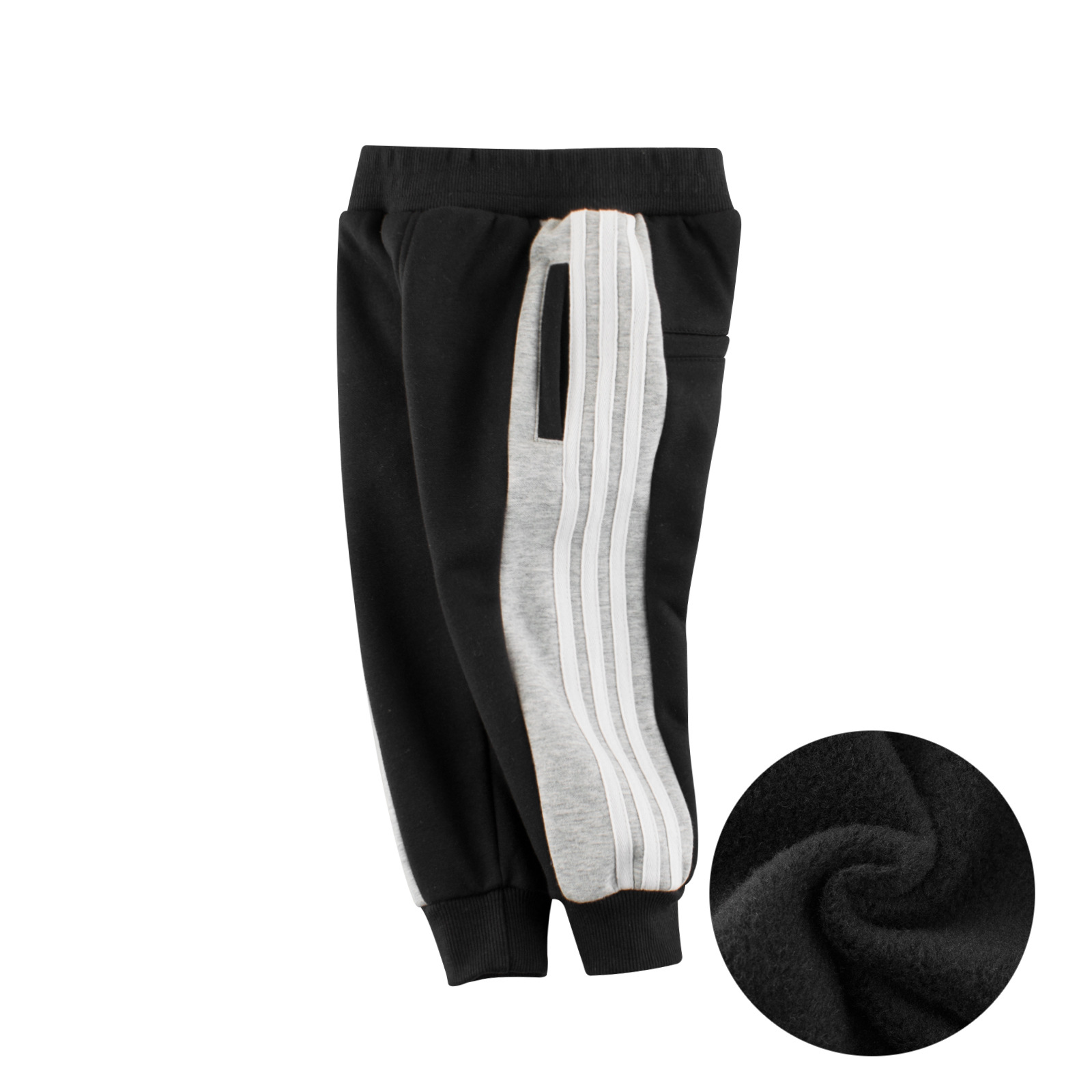 27kids brand clothing Korean children's clothing wholesale autumn and winter new boys sports pants velvet children's pants