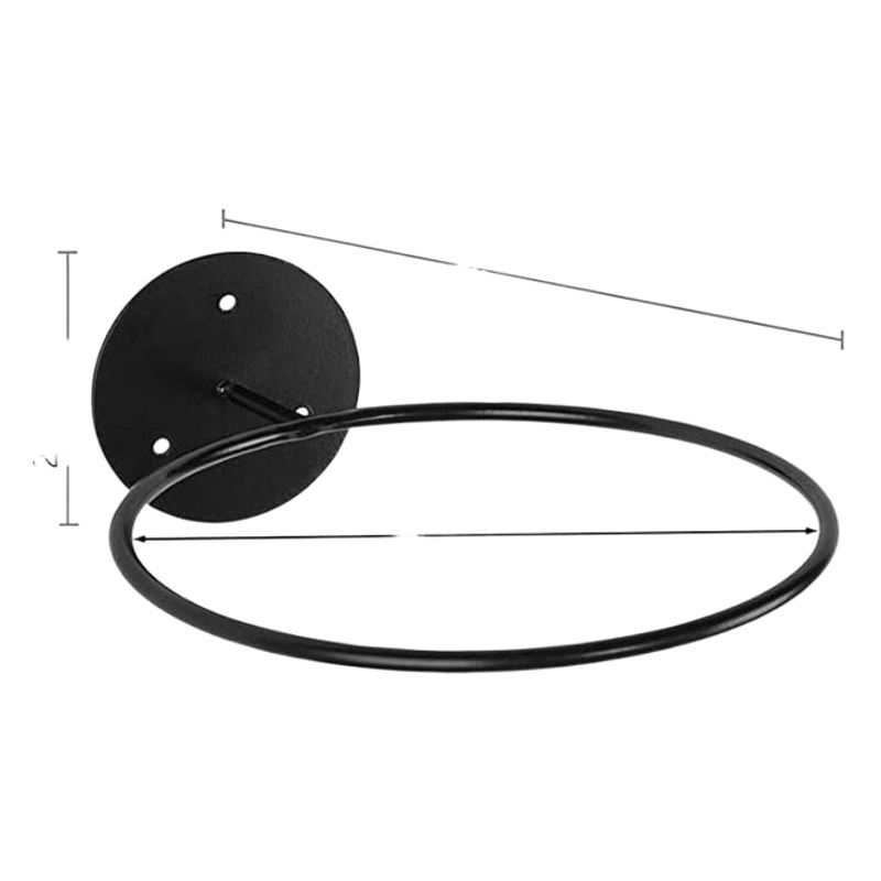 Iron wall-mounted basketball stand cross-border basketball football a multi-use ball display shelf storage rack