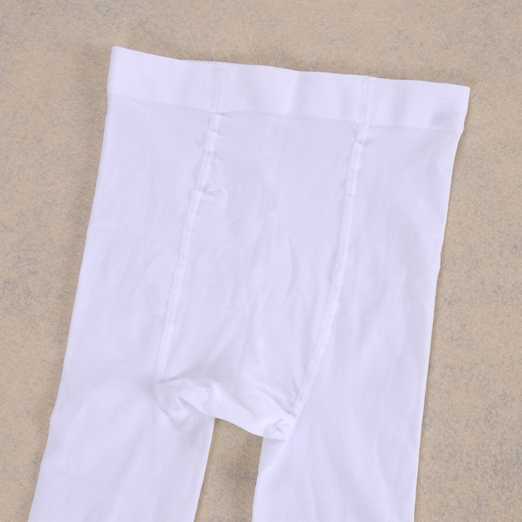 Picture of Factory wholesale spring and summer children dance socks six performance velvet 90D children's big socks white pantyhose