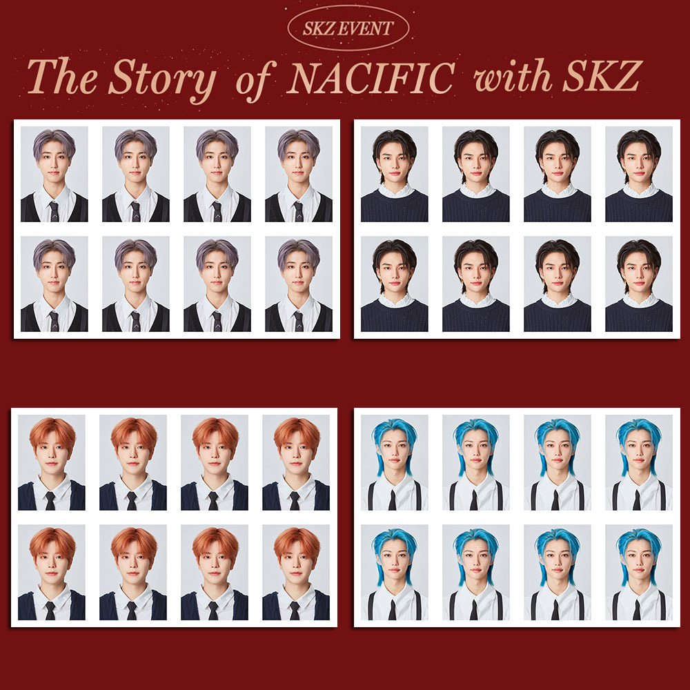 Stray Kids Combination ID One Inch Photo 2023 Nacific SKZ Event Photo Passport