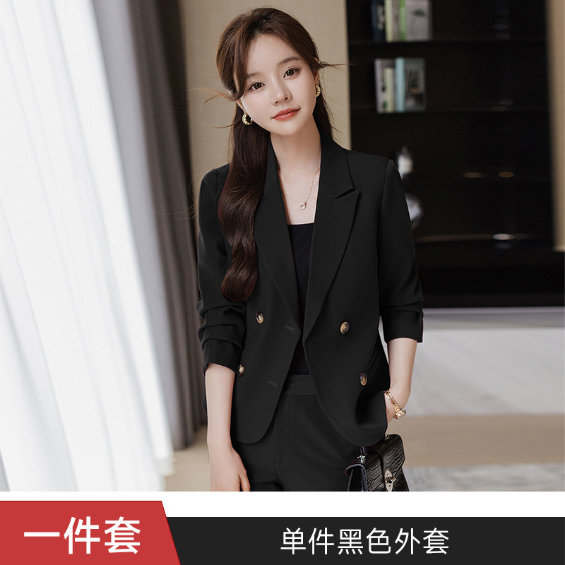 Picture of Small Suit Jacket Women's Spring and Autumn 2025 New High-end Fashion Elegant Goddess Fan Xiaozhong Business Suit suit
