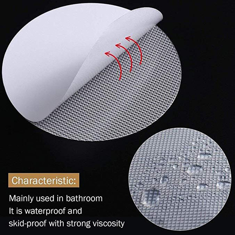 Bathroom anti-slip paste diamond pattern rubber PEVA10cm anti-slip mat wear-resistant waterproof pro-hand rubber anti-slip tape