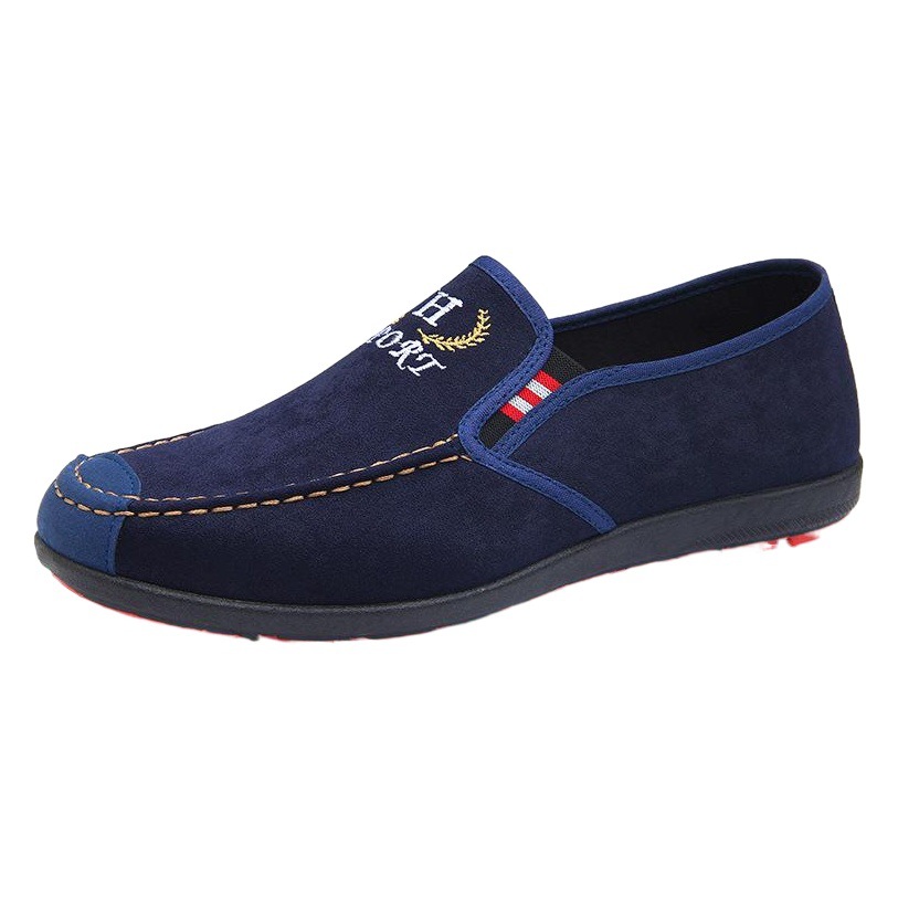 Wholesale Cloth Shoes for Men 2024 Spring New Casual Shoes Sneakers Low-Top Canvas Shoes One-Leg Men's Beanie Shoes